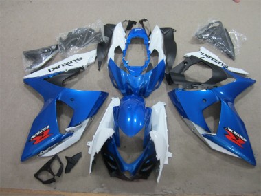 GSXR 1000 K9 09-16 VollVerkleidungen & Plastik - Blau Weiß