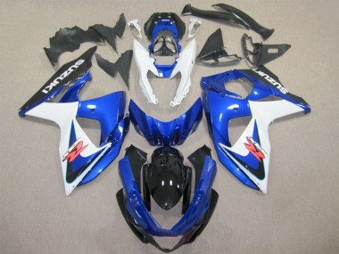 GSXR 1000 K9 09-16 Vollverkleidung - Blau Weiß