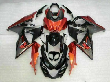 GSXR 1000 K9 09-16 Vollverkleidung - Braun Schwarz