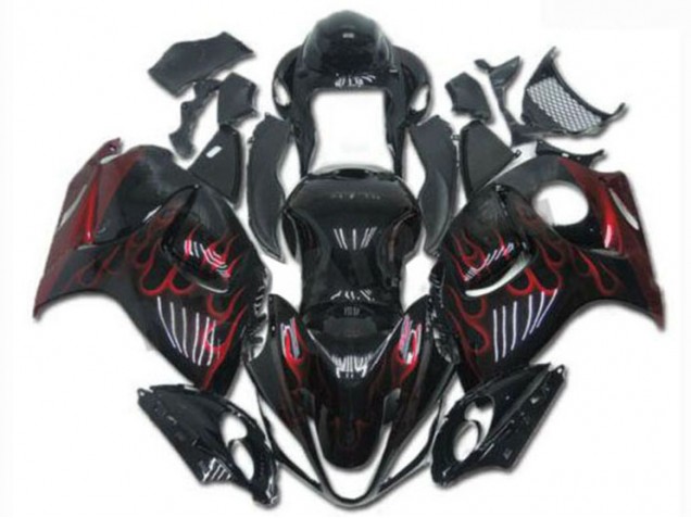 GSXR 1300 Hayabusa 08-19 Verkleidung - Schwarz Rot