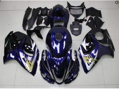 GSXR 1300 Hayabusa 08-19 Verkleidungen - Blau Gold