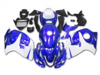 GSXR 1300 Hayabusa 08-19 Verkleidungen - Blau Weiß