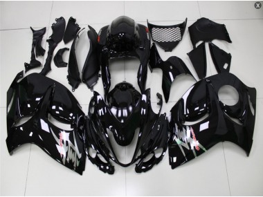 GSXR 1300 Hayabusa 08-19 Verkleidungen - Glänzend Schwarz