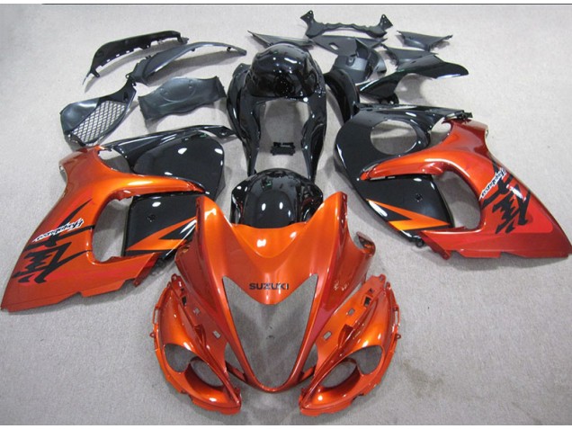 GSXR 1300 Hayabusa 08-19 Verkleidungen - Orange Schwarz GSXR 1300 Hayabusa 08-19 Verkleidungen - Orange Schwarz