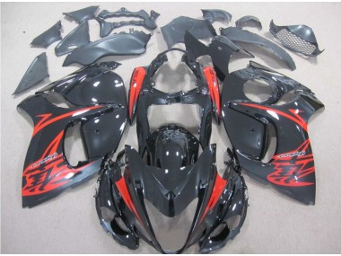 GSXR 1300 Hayabusa 08-19 Verkleidungen & Plastik - Schwarz Rot