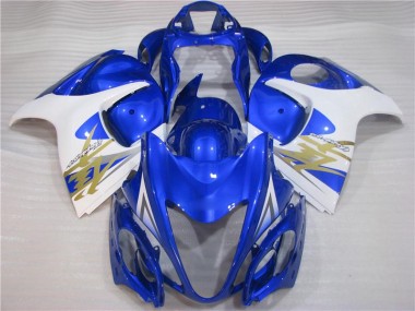 GSXR 1300 Hayabusa 08-19 Vollverkleidung - Blau Weiß