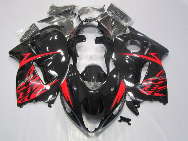GSXR 1300 Hayabusa 96-07 Verkleidungen - Schwarz Rot GSXR 1300 Hayabusa 96-07 Verkleidungen - Schwarz Rot