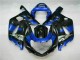 GSXR 600 / 750 K1 K2 K3 01-03 Verkleidung - Blau Schwarz GSXR 600 / 750 K1 K2 K3 01-03 Verkleidung - Blau Schwarz