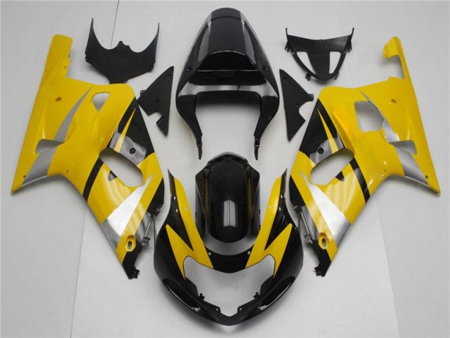 GSXR 600 / 750 K1 K2 K3 01-03 Verkleidung - Gelb Schwarz GSXR 600 / 750 K1 K2 K3 01-03 Verkleidung - Gelb Schwarz