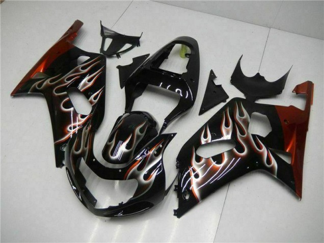 GSXR 600 / 750 K1 K2 K3 01-03 Verkleidung - Schwarz GSXR 600 / 750 K1 K2 K3 01-03 Verkleidung - Schwarz