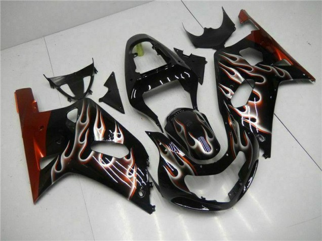 GSXR 600 / 750 K1 K2 K3 01-03 Verkleidung - Schwarz GSXR 600 / 750 K1 K2 K3 01-03 Verkleidung - Schwarz