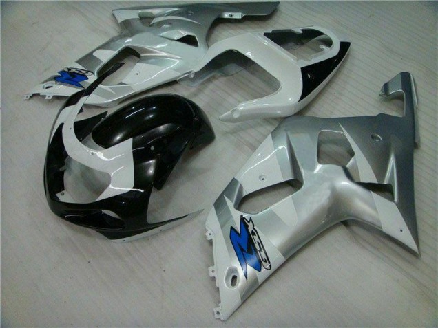 GSXR 600 / 750 K1 K2 K3 01-03 Verkleidung - Silber Schwarz GSXR 600 / 750 K1 K2 K3 01-03 Verkleidung - Silber Schwarz