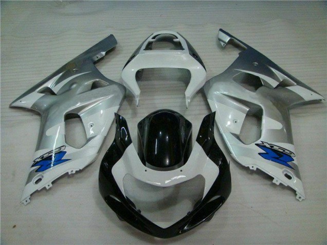 GSXR 600 / 750 K1 K2 K3 01-03 Verkleidung - Silber Schwarz GSXR 600 / 750 K1 K2 K3 01-03 Verkleidung - Silber Schwarz