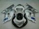 GSXR 600 / 750 K1 K2 K3 01-03 Verkleidung - Silber Schwarz GSXR 600 / 750 K1 K2 K3 01-03 Verkleidung - Silber Schwarz