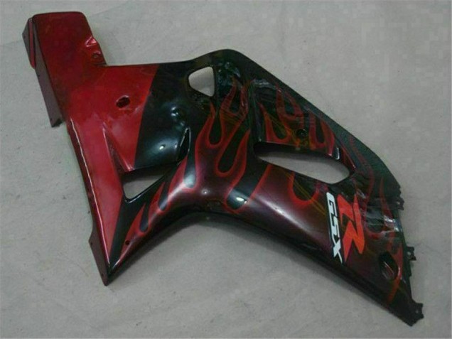 GSXR 600 / 750 K1 K2 K3 01-03 Verkleidungen - Schwarz Rot GSXR 600 / 750 K1 K2 K3 01-03 Verkleidungen - Schwarz Rot
