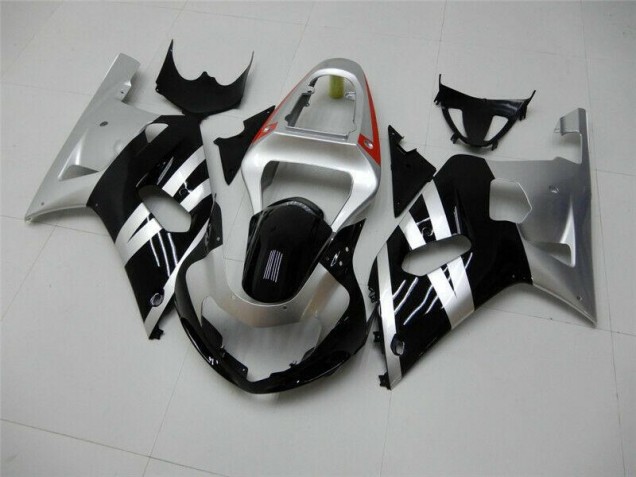 GSXR 600 / 750 K1 K2 K3 01-03 Verkleidungen - Schwarz Silber GSXR 600 / 750 K1 K2 K3 01-03 Verkleidungen - Schwarz Silber