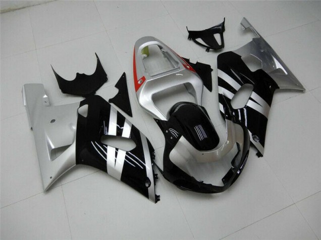 GSXR 600 / 750 K1 K2 K3 01-03 Verkleidungen - Schwarz Silber GSXR 600 / 750 K1 K2 K3 01-03 Verkleidungen - Schwarz Silber