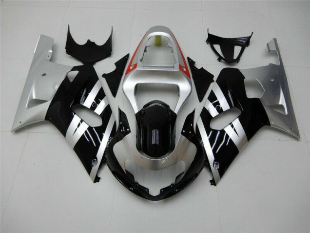 GSXR 600 / 750 K1 K2 K3 01-03 Verkleidungen - Schwarz Silber GSXR 600 / 750 K1 K2 K3 01-03 Verkleidungen - Schwarz Silber