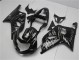 GSXR 600 / 750 K1 K2 K3 01-03 Verkleidungen - Schwarze Weiße Flamme GSXR 600 / 750 K1 K2 K3 01-03 Verkleidungen - Schwarze Weiße Flamme