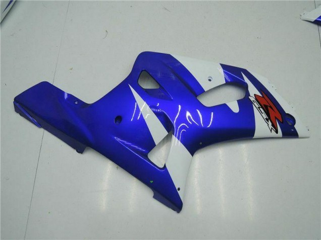 GSXR 600 / 750 K1 K2 K3 01-03 Verkleidungen - Weiß Blau GSXR 600 / 750 K1 K2 K3 01-03 Verkleidungen - Weiß Blau