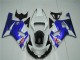 GSXR 600 / 750 K1 K2 K3 01-03 Verkleidungen - Weiß Blau GSXR 600 / 750 K1 K2 K3 01-03 Verkleidungen - Weiß Blau