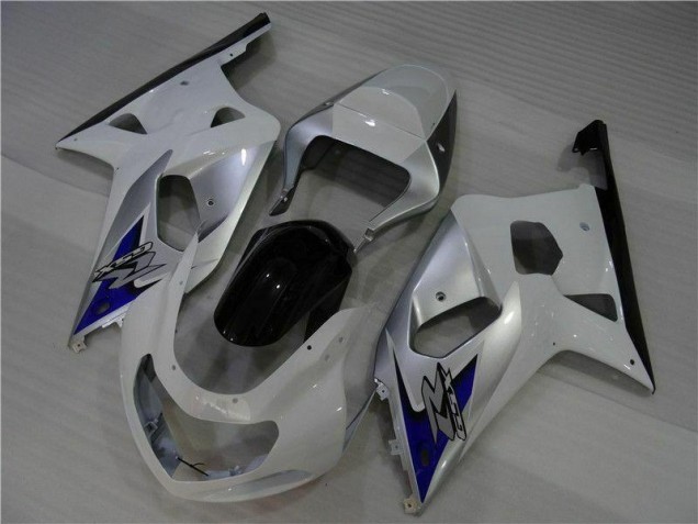 GSXR 600 / 750 K1 K2 K3 01-03 Verkleidungen - Weiß Silber GSXR 600 / 750 K1 K2 K3 01-03 Verkleidungen - Weiß Silber