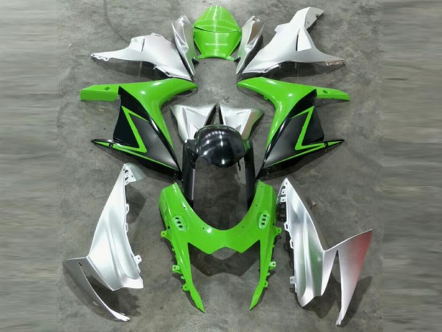 GSXR 600 / 750 K11 11-24 Verkleidung - Grün Silber GSXR 600 / 750 K11 11-24 Verkleidung - Grün Silber