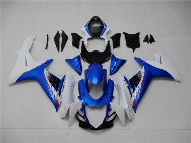 GSXR 600 / 750 K11 11-24 Verkleidungen - Blau Weiß