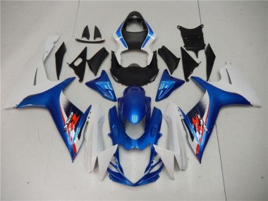 GSXR 600 / 750 K11 11-24 Vollverkleidung - Blau Weiß