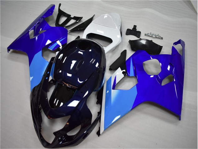 GSXR 600 / 750 K4 04-05 Verkleidung - Blau Weiß GSXR 600 / 750 K4 04-05 Verkleidung - Blau Weiß