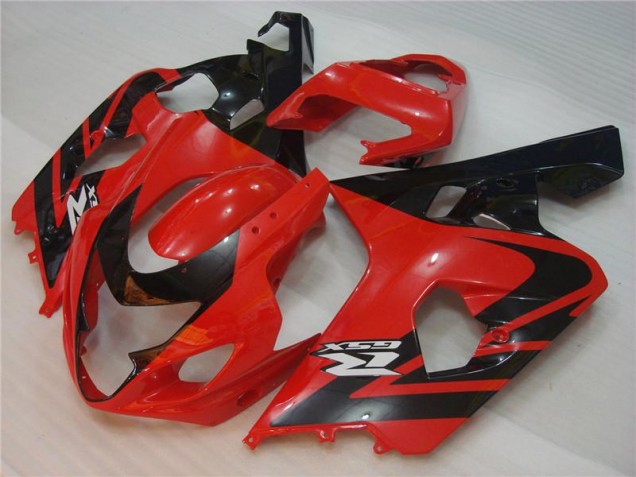 GSXR 600 / 750 K4 04-05 Verkleidung - Rot Schwarz GSXR 600 / 750 K4 04-05 Verkleidung - Rot Schwarz