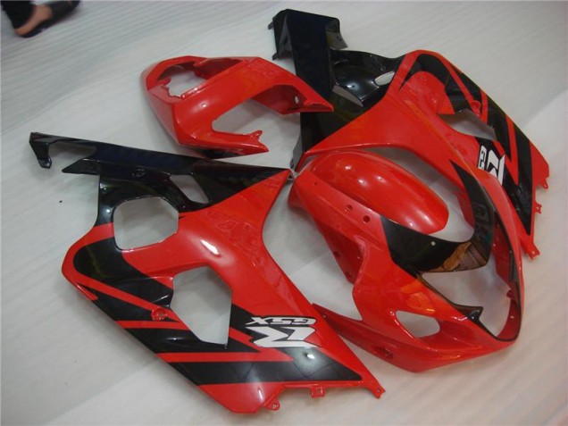 GSXR 600 / 750 K4 04-05 Verkleidung - Rot Schwarz GSXR 600 / 750 K4 04-05 Verkleidung - Rot Schwarz