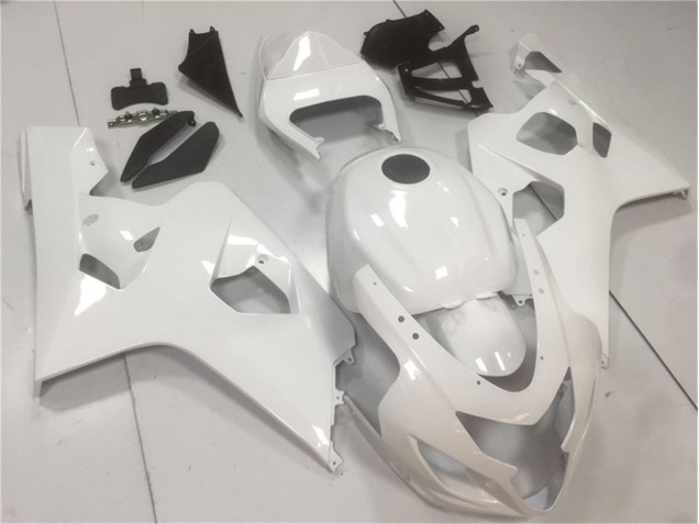 GSXR 600 / 750 K4 04-05 Verkleidungen - Glänzend Weiß