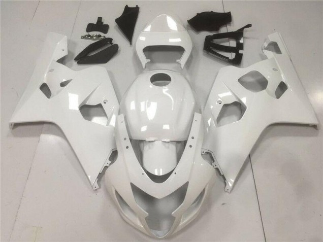 GSXR 600 / 750 K4 04-05 Verkleidungen - Glänzend Weiß