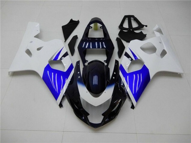 GSXR 600 / 750 K4 04-05 Verkleidungen - Weiß Blau GSXR 600 / 750 K4 04-05 Verkleidungen - Weiß Blau