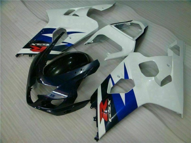 GSXR 600 / 750 K4 04-05 Verkleidungen - Weiß Schwarz GSXR 600 / 750 K4 04-05 Verkleidungen - Weiß Schwarz