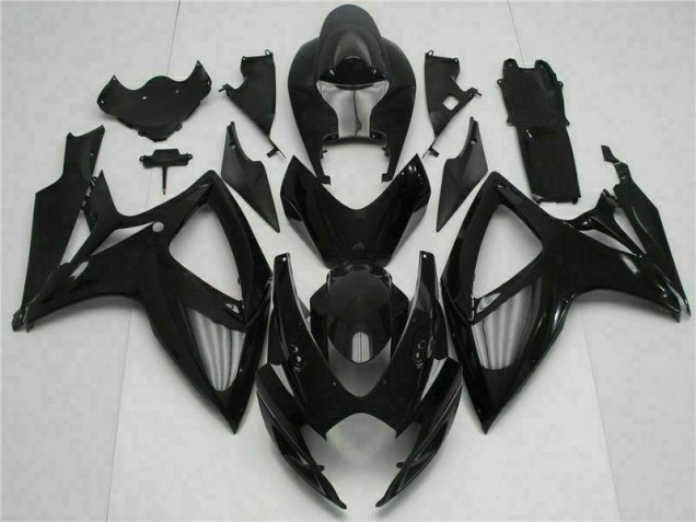 GSXR 600 / 750 K6 06-07 Motorrad Verkleidung - Schwarz GSXR 600 / 750 K6 06-07 Motorrad Verkleidung - Schwarz