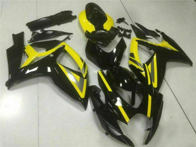GSXR 600 / 750 K6 06-07 Motorrad Vollverkleidung - Schwarz GSXR 600 / 750 K6 06-07 Motorrad Vollverkleidung - Schwarz