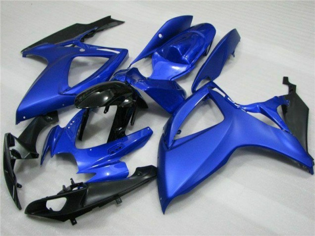 GSXR 600 / 750 K6 06-07 Verkleidung - Blau Schwarz GSXR 600 / 750 K6 06-07 Verkleidung - Blau Schwarz