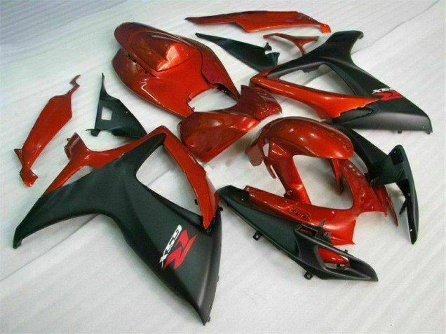 GSXR 600 / 750 K6 06-07 Verkleidung - Rot Schwarz GSXR 600 / 750 K6 06-07 Verkleidung - Rot Schwarz