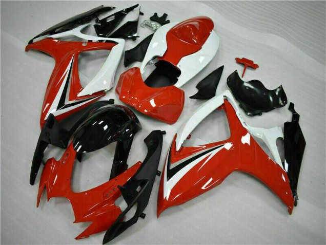 GSXR 600 / 750 K6 06-07 Verkleidung - Rot Weiß GSXR 600 / 750 K6 06-07 Verkleidung - Rot Weiß