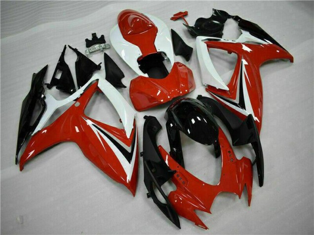 GSXR 600 / 750 K6 06-07 Verkleidung - Rot Weiß GSXR 600 / 750 K6 06-07 Verkleidung - Rot Weiß