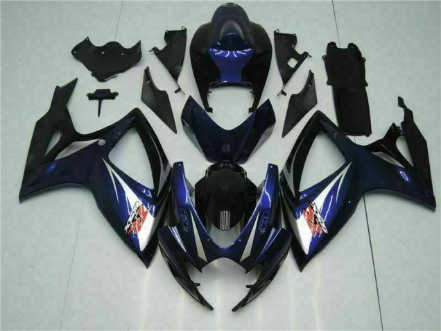 GSXR 600 / 750 K6 06-07 Verkleidung - Schwarz Blau GSXR 600 / 750 K6 06-07 Verkleidung - Schwarz Blau