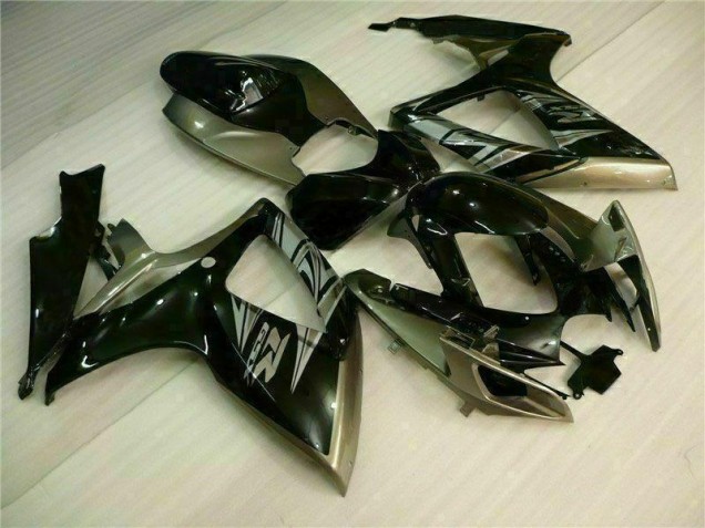 GSXR 600 / 750 K6 06-07 Verkleidung - Schwarz Grau GSXR 600 / 750 K6 06-07 Verkleidung - Schwarz Grau