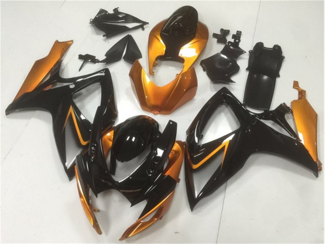 GSXR 600 / 750 K6 06-07 Verkleidung - Schwarz Orange GSXR 600 / 750 K6 06-07 Verkleidung - Schwarz Orange