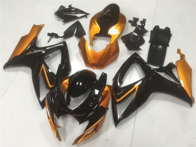 GSXR 600 / 750 K6 06-07 Verkleidung - Schwarz Orange GSXR 600 / 750 K6 06-07 Verkleidung - Schwarz Orange