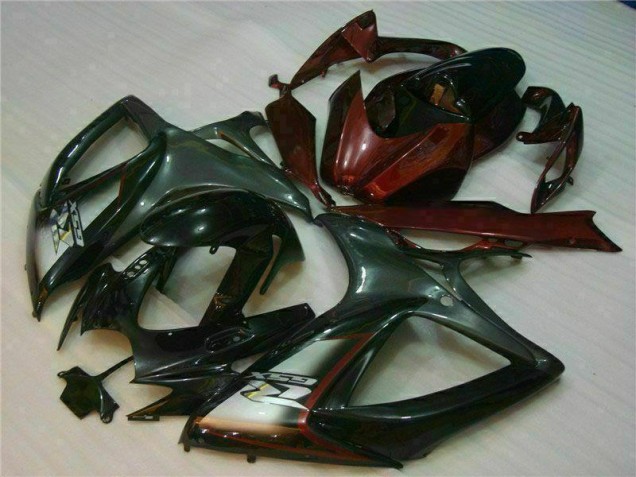 GSXR 600 / 750 K6 06-07 Verkleidung - Schwarz Rot GSXR 600 / 750 K6 06-07 Verkleidung - Schwarz Rot