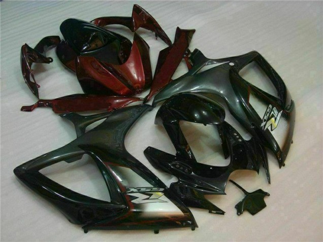 GSXR 600 / 750 K6 06-07 Verkleidung - Schwarz Rot GSXR 600 / 750 K6 06-07 Verkleidung - Schwarz Rot