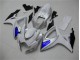 GSXR 600 / 750 K6 06-07 Verkleidung - Weiß Blau GSXR 600 / 750 K6 06-07 Verkleidung - Weiß Blau