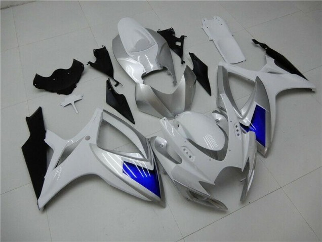 GSXR 600 / 750 K6 06-07 Verkleidung - Weiß Blau GSXR 600 / 750 K6 06-07 Verkleidung - Weiß Blau